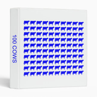100 Cows - Blue Binder