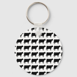 100 Cows Keychain