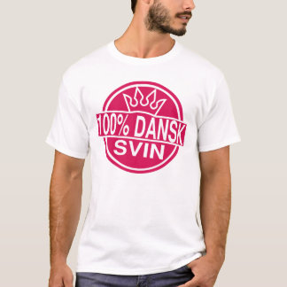 100% dansk svin T-Shirt
