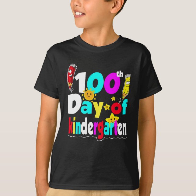 100 day of kindergarten T-Shirt (Front)