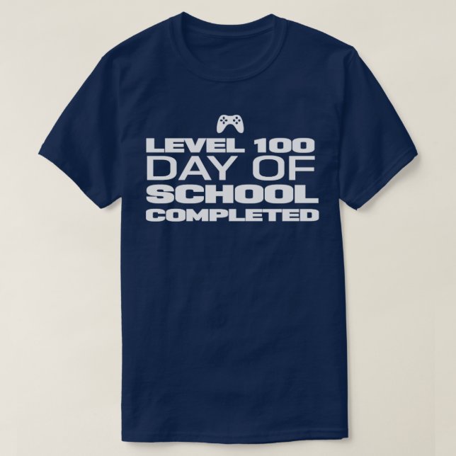 100 Day of school completed T-Shirt (Design Front)