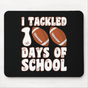 100 Day Of School I Tackled 100 Days Of School Boy Mouse Pad