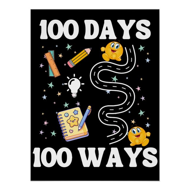 100 Days 100 Ways Poster (Front)