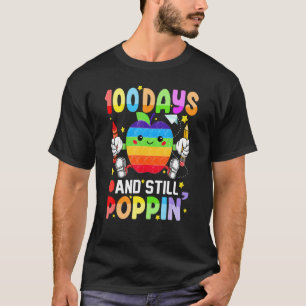 100 Days And Still Poppin 100th Day Of School Boy T-Shirt