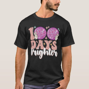 100 Days Brighter Disco Ball 100th Day Of School T-Shirt