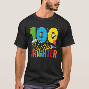 100 Days Brighter For Teachers And Kids Students T-Shirt