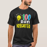 100 Days Brighter Light Bulb 100th Day School Smar