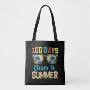 100 Days Closer To Summer Vacation School Tote Bag