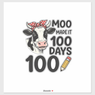100 Days Cow Shirt Vintage Engraving School Design