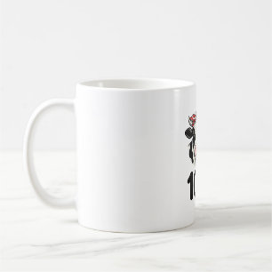 100 Days Cow Shirt Vintage Engraving School Design Coffee Mug