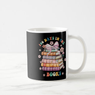 100 Days In The Books School Teachers Kids Boys Coffee Mug
