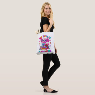 100 Days is Alotl School Axolotl Girls Tote Bag