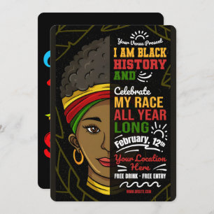 100 Days Learning Black History 2026 Holiday Card