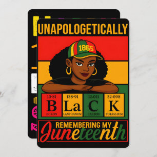 100 Days Learning Black History 2026 Poster Holiday Card