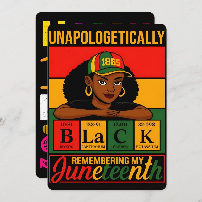 100 Days Learning Black History 2026 Poster  Holiday Card (Front/Back)