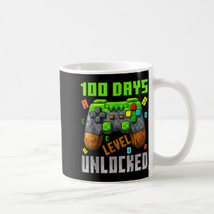 100 Days Level Unlocked Gaming 100 Days Of School  Coffee Mug