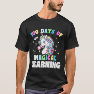 100 Days Magical Unicorn Kids Costume 100th Day Of T-Shirt
