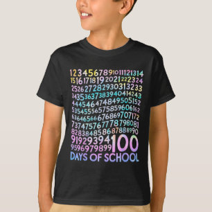 100 Days Math Numbers 100th Day Of School Teacher T-Shirt