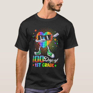 100 Days Of 1St Grade Teacher Kids 100Th Day Poppi T-Shirt