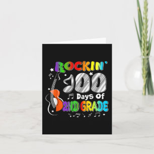 100 Days Of 2nd Grade 100th Day Of School Boys Gir Card
