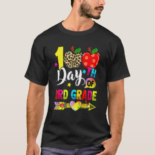 100 Days Of 3rd Grade Leopard 100th Day Of School T-Shirt