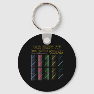 100 Days Of 3rd Grade Wars 100th Day Of School Keychain