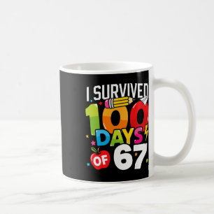 100 Days Of 67 100th Day Of School Kids Teacher Coffee Mug