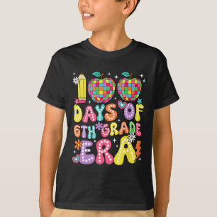 100 Days Of 6th Grade Era Sixth Grade Teacher Stud T-Shirt