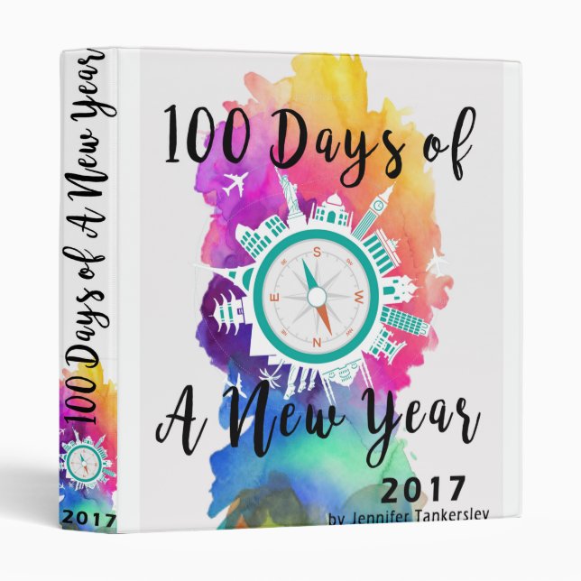 100 Days of a New Year 2017 Binder (Front/Spine)