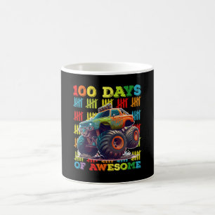 100 Days Of Awesome Monster Truck 100th Day School Coffee Mug