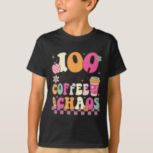 100 Days Of Coffee And Chaos 100th Day Of School T T-Shirt