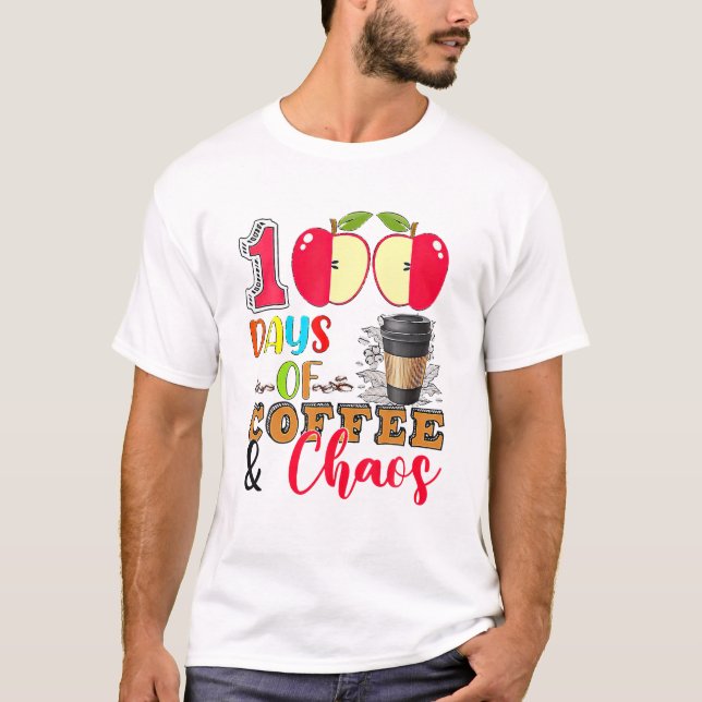 100 Days Of Coffee T-Shirt (Front)