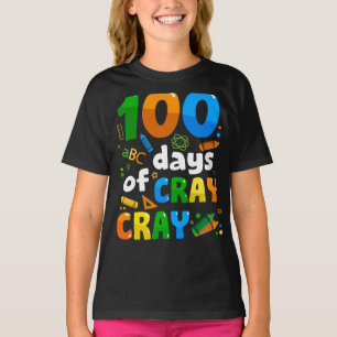 100 Days Of Cray Cray Crayons T-Shirt
