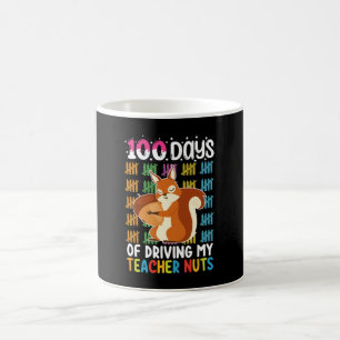 100 Days Of Driving My Teacher Nuts Squirrel Coffee Mug