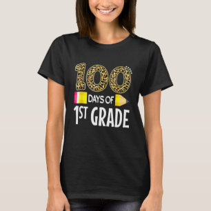 100 Days Of First Grade Teacher Student 100th Day T-Shirt