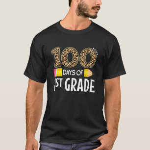 100 Days Of First Grade Teacher Student 100Th Day T-Shirt
