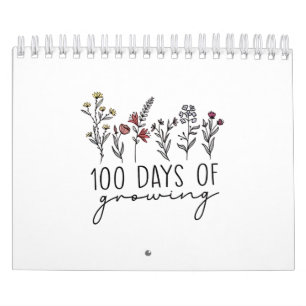 100 Days of Growing Gerdening Plants School  Calendar