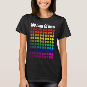 100 Days Of Hues Colours School Teacher & Student T-Shirt