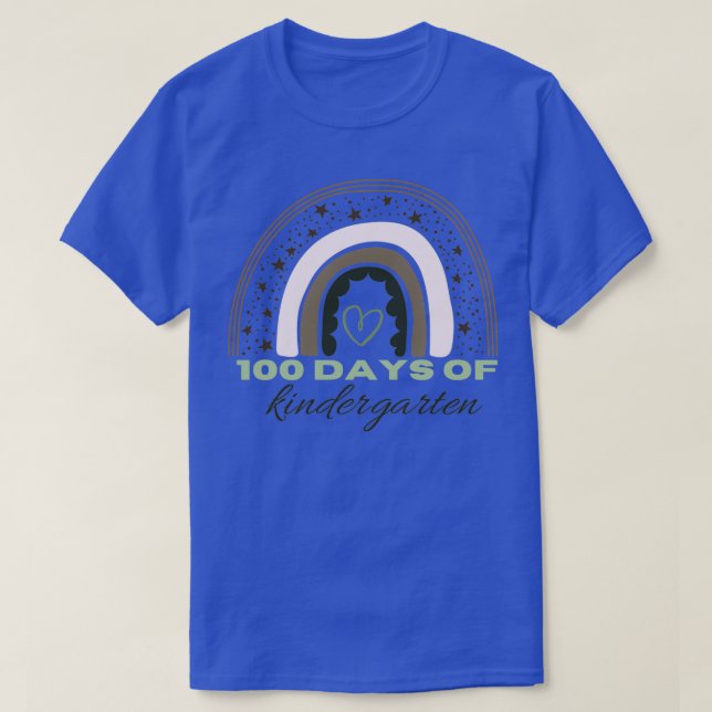 100 DAYS OF KINDERGARTEN 2 T-Shirt (Design Front)