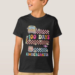 100 Days Of Kindergarten Happy 100th Day Of T-Shirt