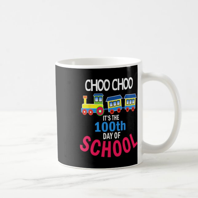 100 Days Of Kindergarten School Student Teacher  Coffee Mug (Right)