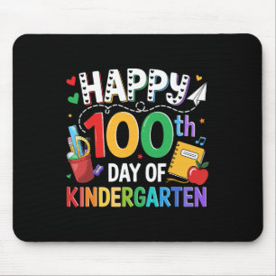 100 Days Of Kindergarten Teacher Happy 100th Day O Mouse Pad