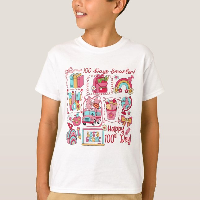 100 Days of Learning | We Did It 100th T-Shirt (Front)