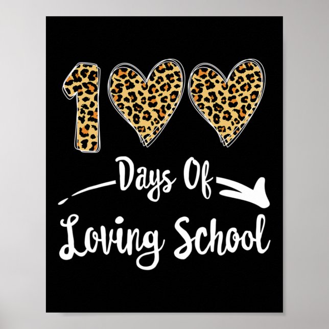100 Days Of Loving School Poster (Front)