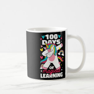 100 days of magical learning 100th day of school u coffee mug