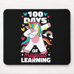 100 days of magical learning 100th day of school u mouse pad