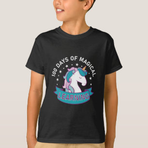 100 Days of Magical Learning 100th Day - Unicorn T-Shirt