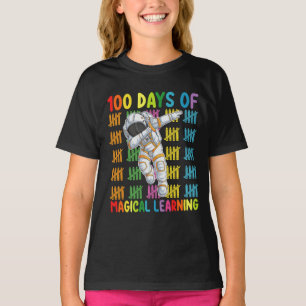 100 Days Of Magical Learning Astronaut School T-Shirt