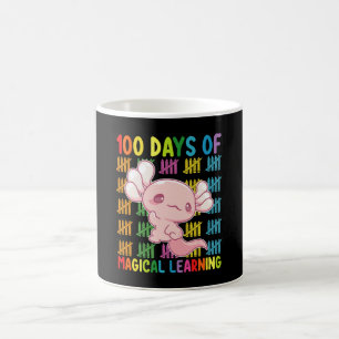 100 Days Of Magical Learning Axolotl School Coffee Mug