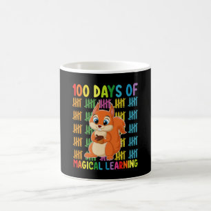 100 Days Of Magical Learning Squirrel School Coffee Mug